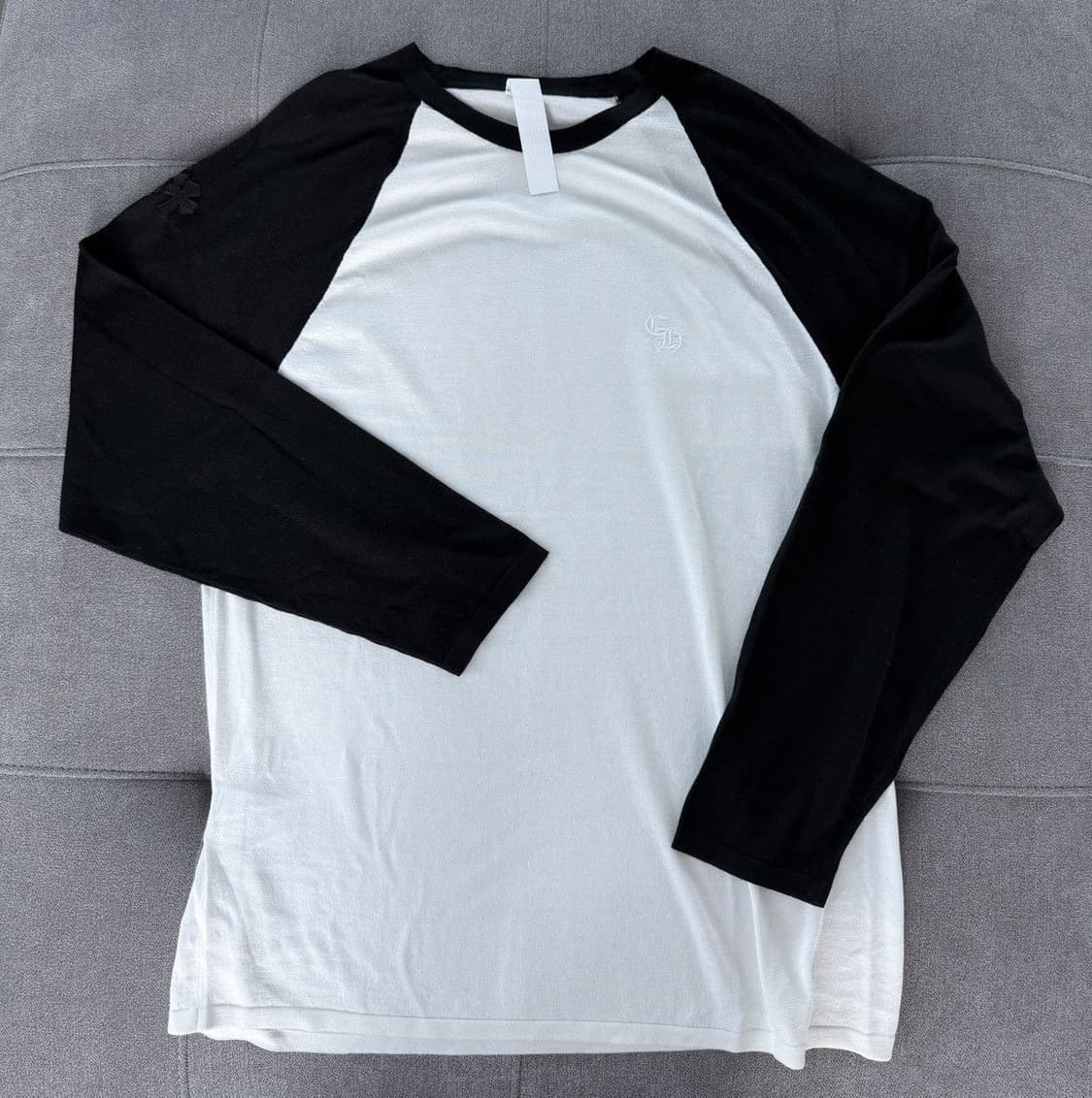 크롬하츠 세메터리 크로스 레더 패치 나그랑 롱슬리브 상품이미지9