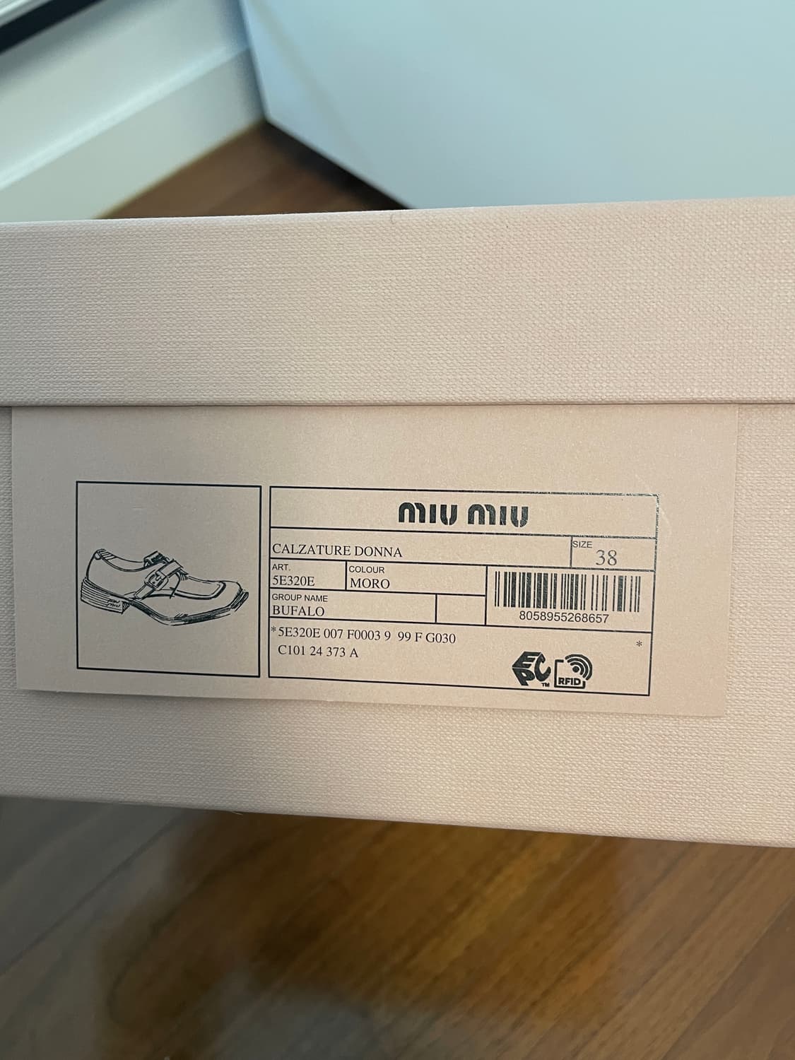 미우미우 여성슈즈 38사이즈 (새상품) 상품이미지6
