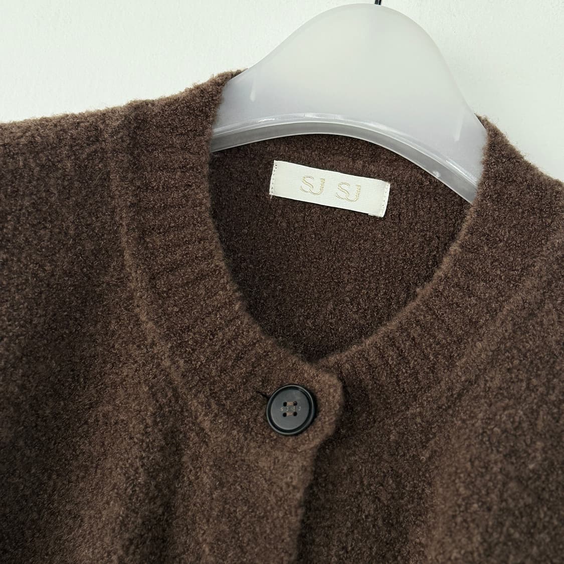 SJSJ 25SS 부클 울 니트 가디건 (CB) 상품이미지4