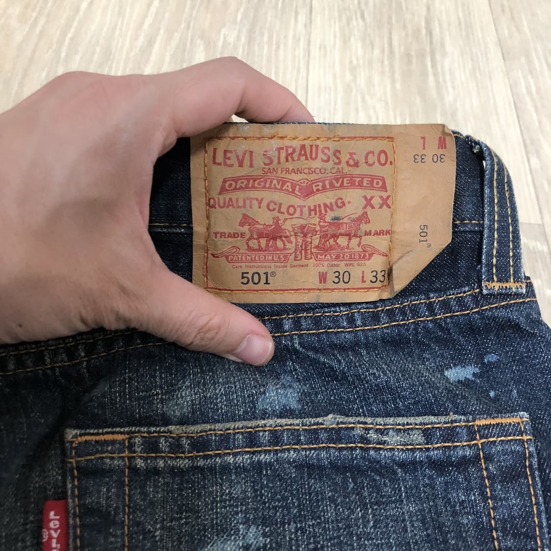 (30) 리바이스 Levi's 501 스트레이트핏 디스트로이드 데님 상품이미지8