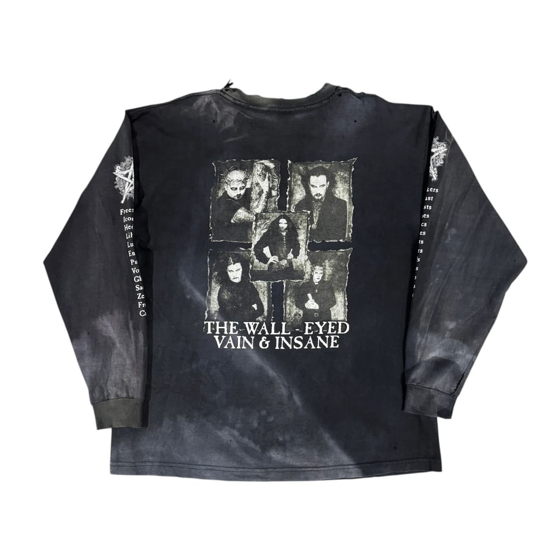 빈티지 90s 크레이들 오브 필스 롱슬리브 티셔츠 상품이미지2