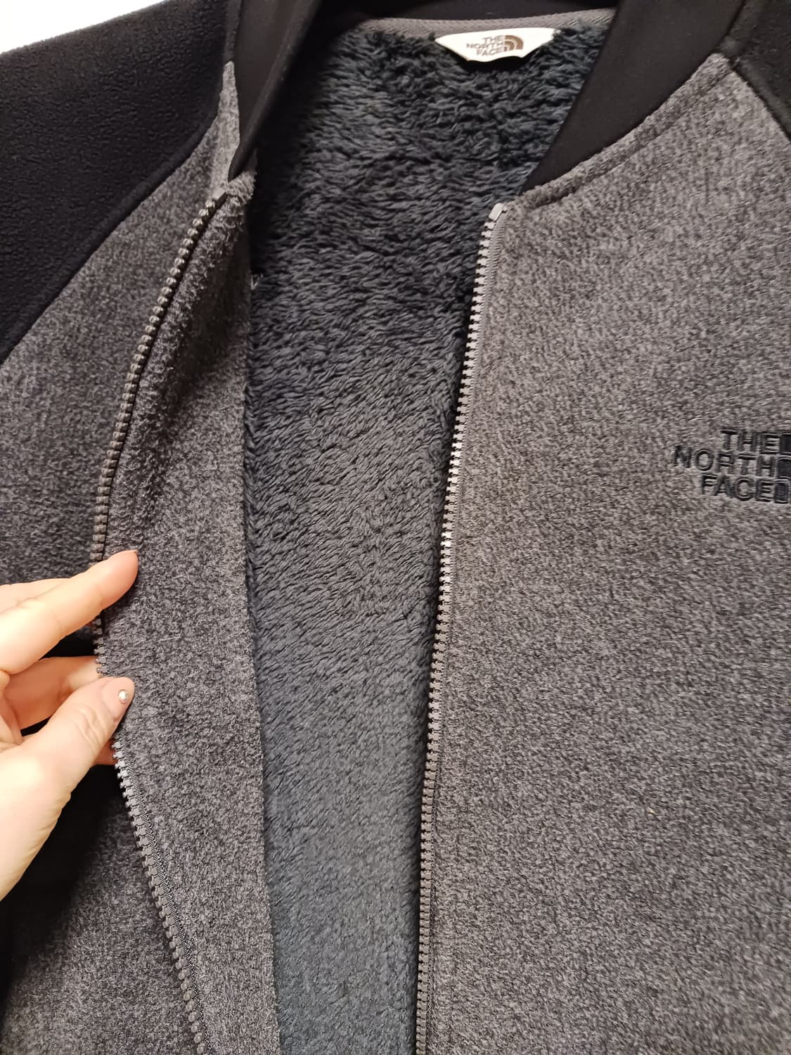 노스페이스 안감털 플리스집업 상품이미지5