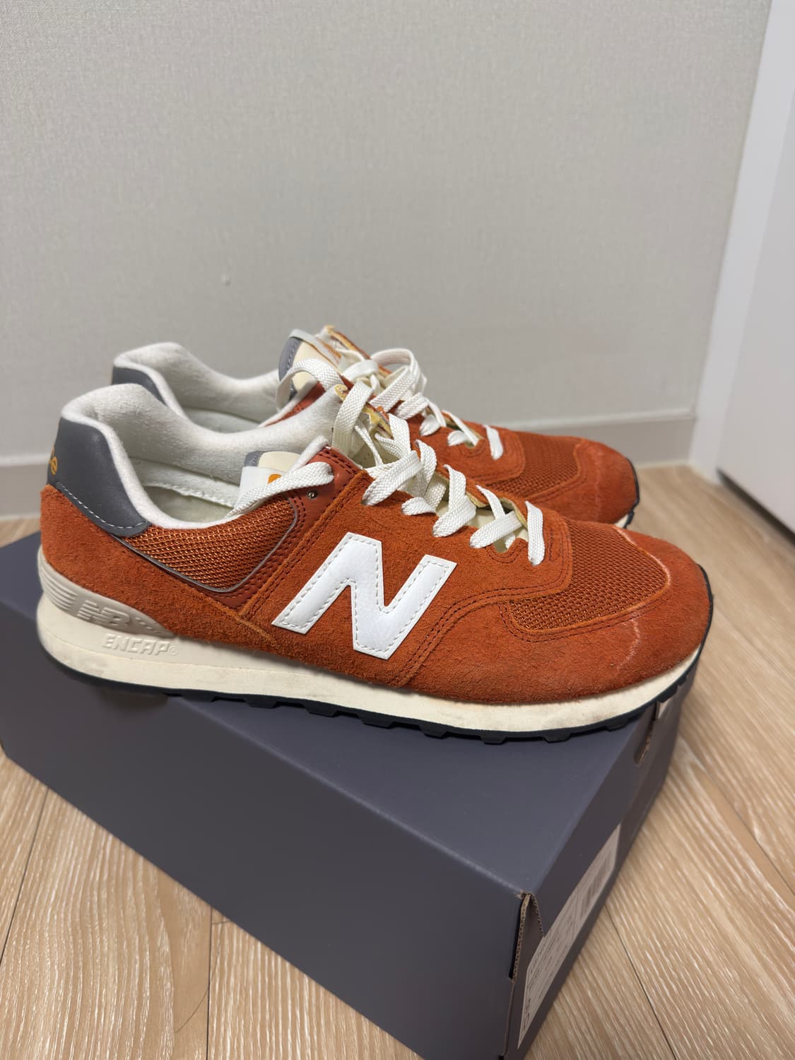 뉴발란스 574 헤리티지 오렌지 270 상품이미지3