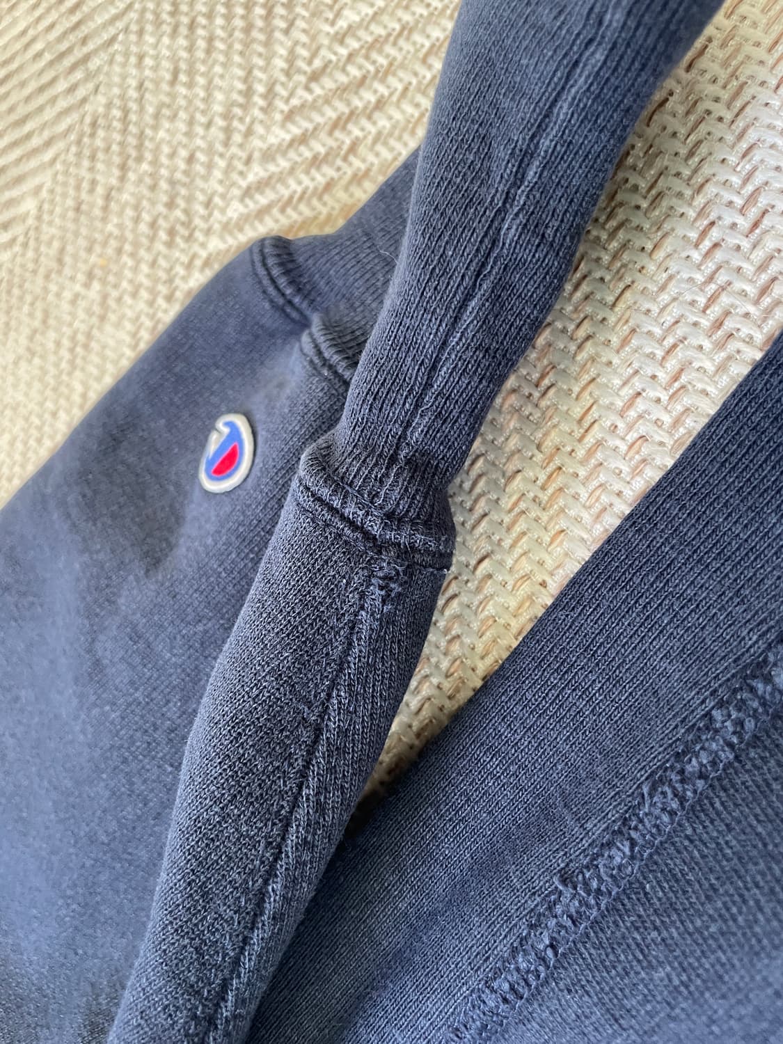 90s usa 챔피온 리버스위브 그리넬 컬리지 스웻셔츠  상품이미지7