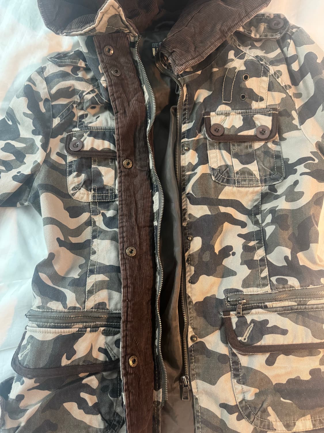 카모 후드집업 자켓 상품이미지8