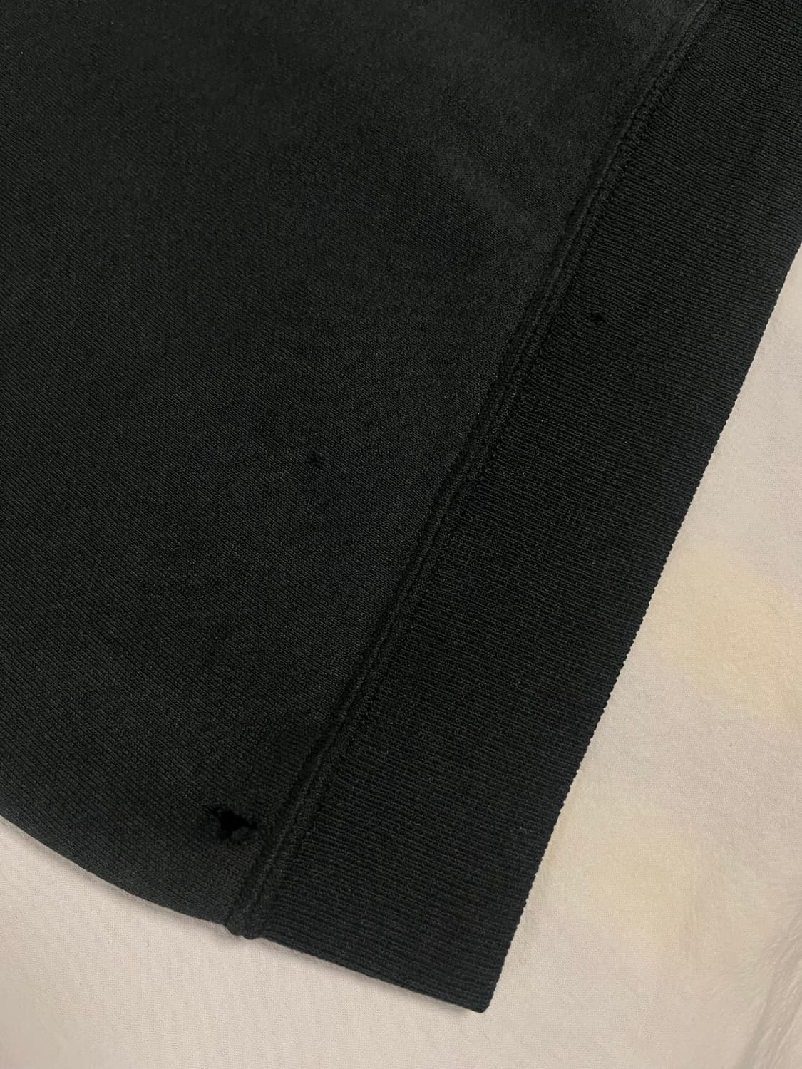 90s 빈티지 러셀 후드집업 블랙 상품이미지4