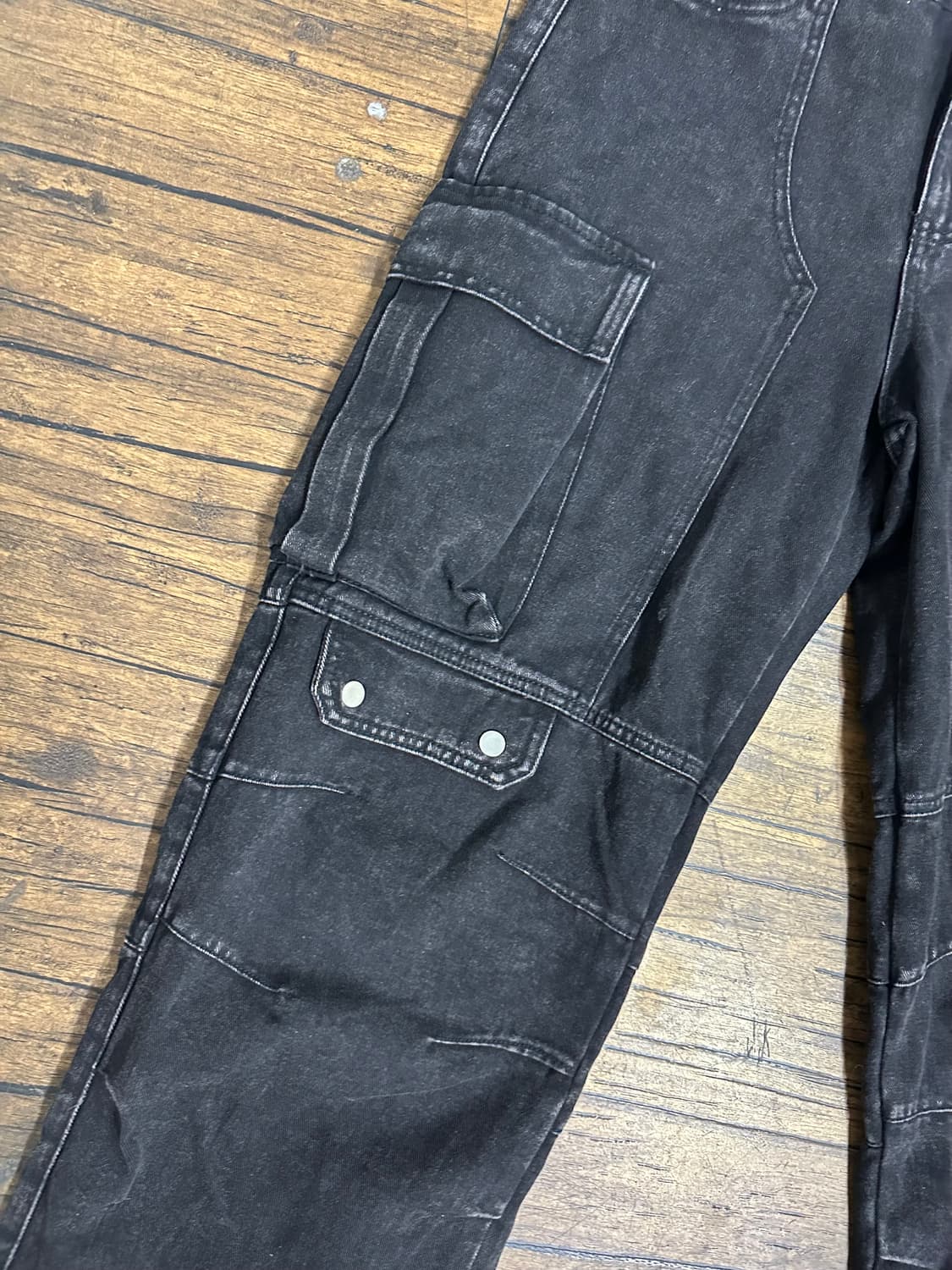 잘생긴카고 데님 팬츠 실측사이즈L 상품이미지2