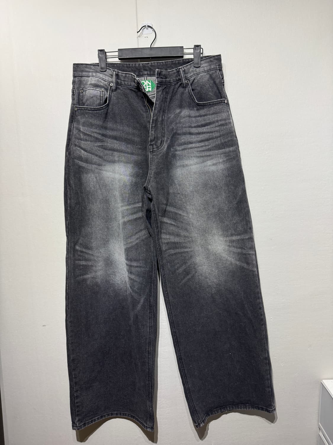 Dnsr 시그니처 와이드데님 블랙 XL 상품이미지1