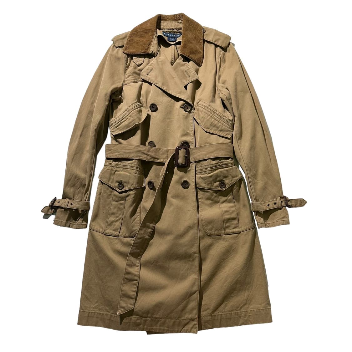 (새상품) 랄프로렌 로브 더블 트렌치 코트 상품이미지1