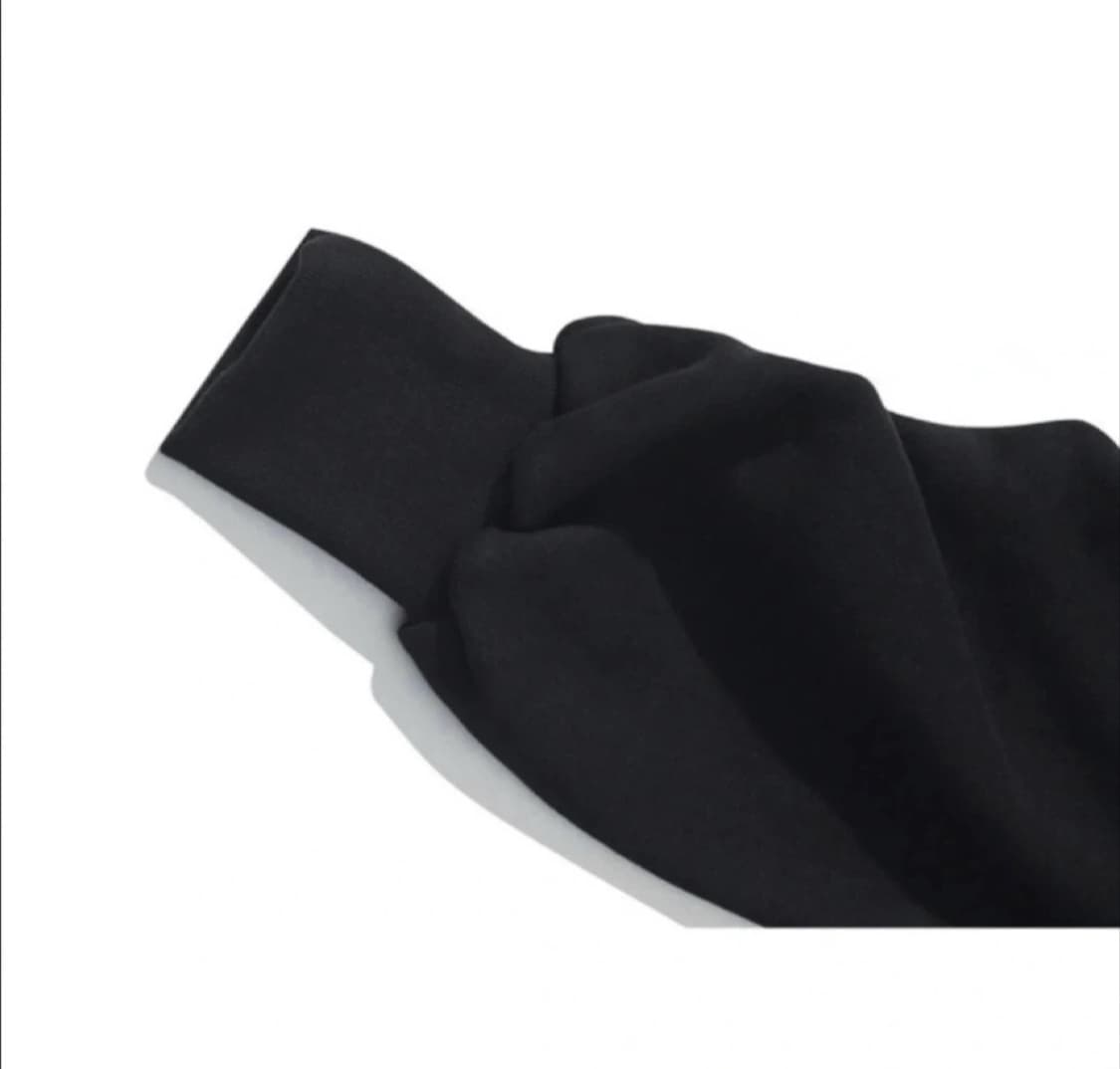 우알롱 크롭 후드집업 (거의 새상품)(black)(xs) 상품이미지5