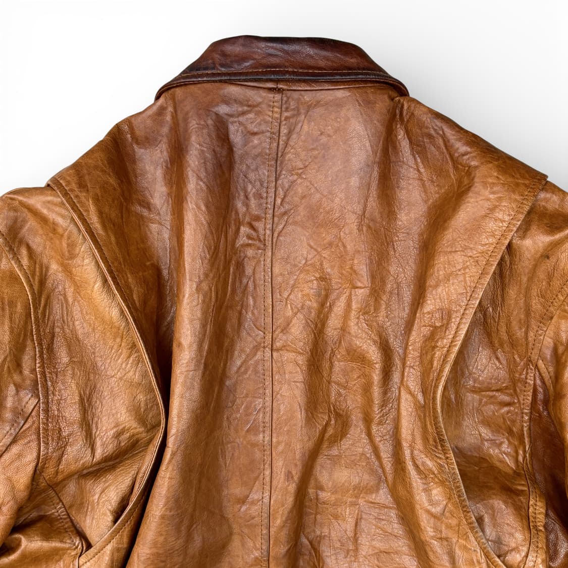 90's CP컴퍼니 램스킨 레더 자켓 상품이미지5