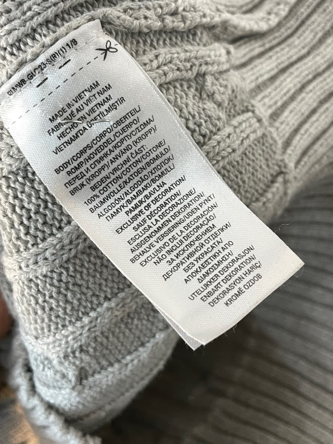 폴로 랄프로렌 브이넥 케이블 니트 상품이미지5