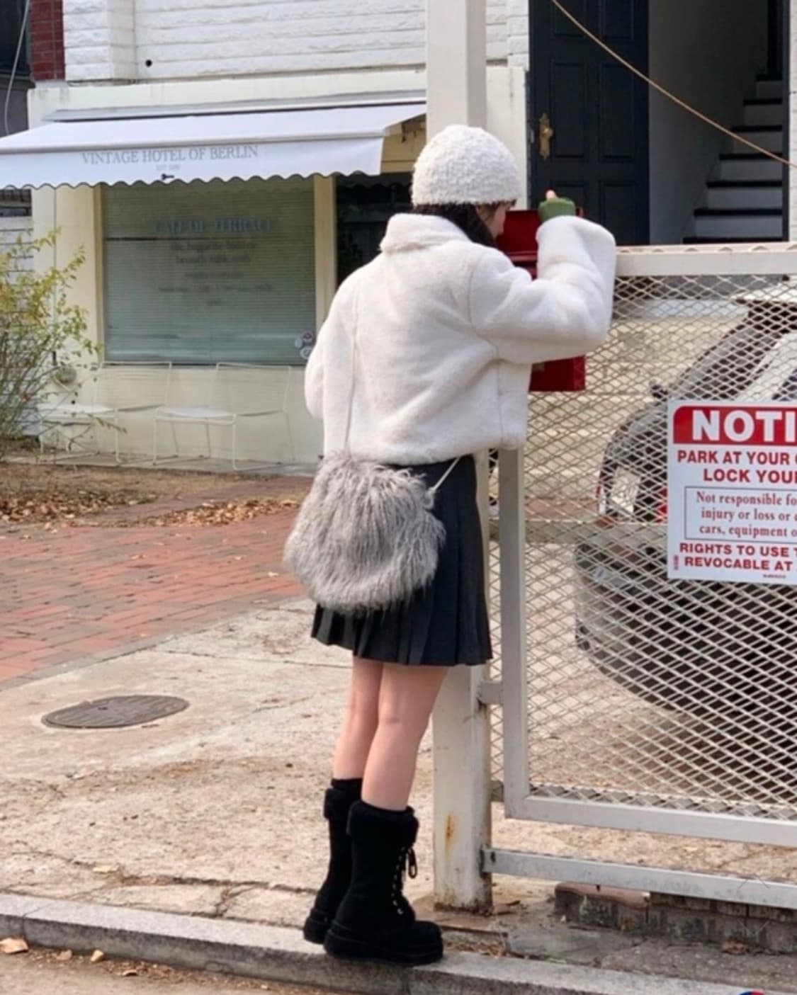 루루서울 푸딩 퍼자켓 (실사 첨부) 상품이미지3