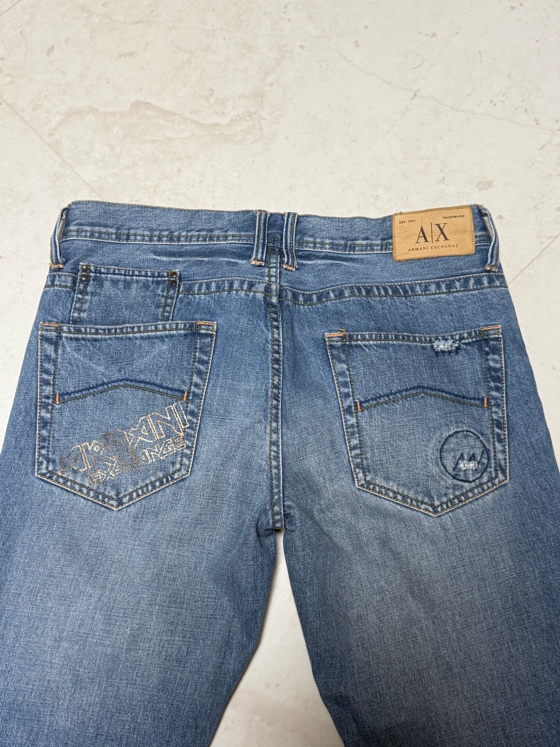 Armani Exchange Straight Fit Denim pants 상품이미지4