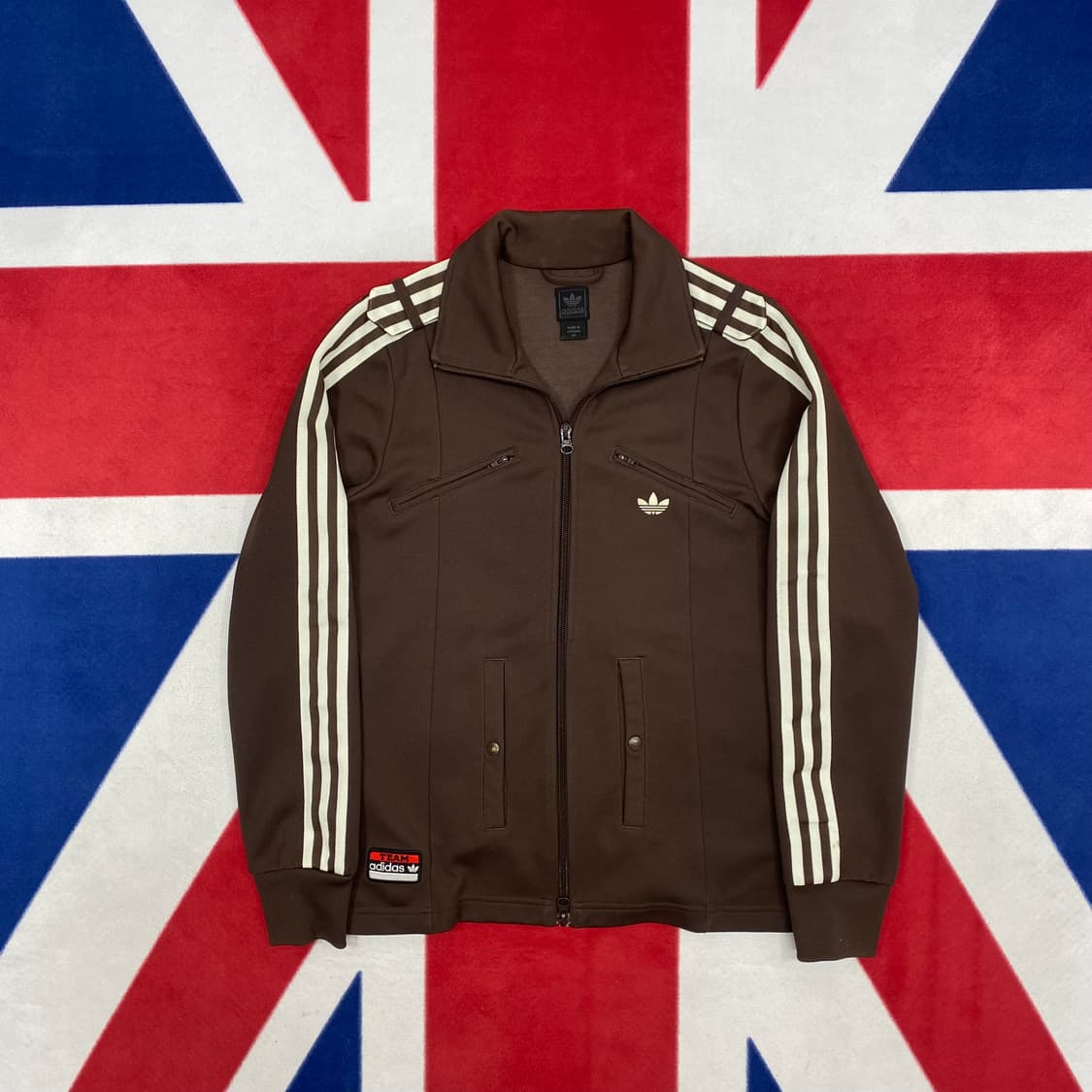 아디다스 브라운 팀 트레포일 트랙탑져지 여성85 상품이미지1