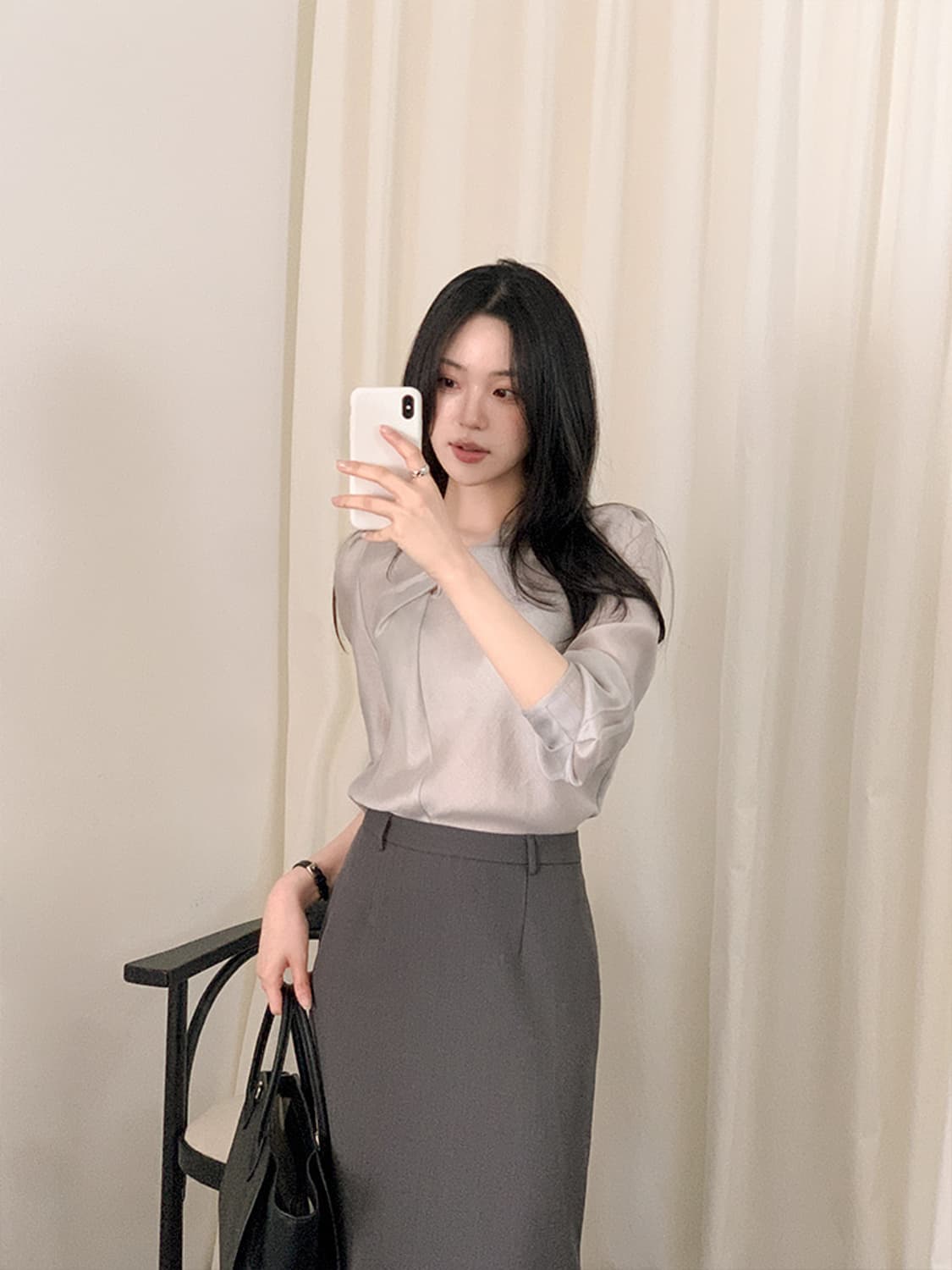 [새상품] 렌느 블라우스  상품이미지4
