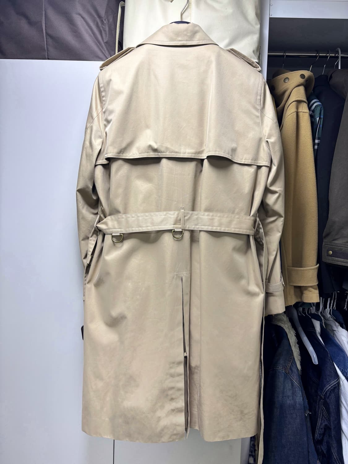 출시가: 59만 신상 브룩스브라더스 더블 트렌치 코트 (베이지) 상품이미지2
