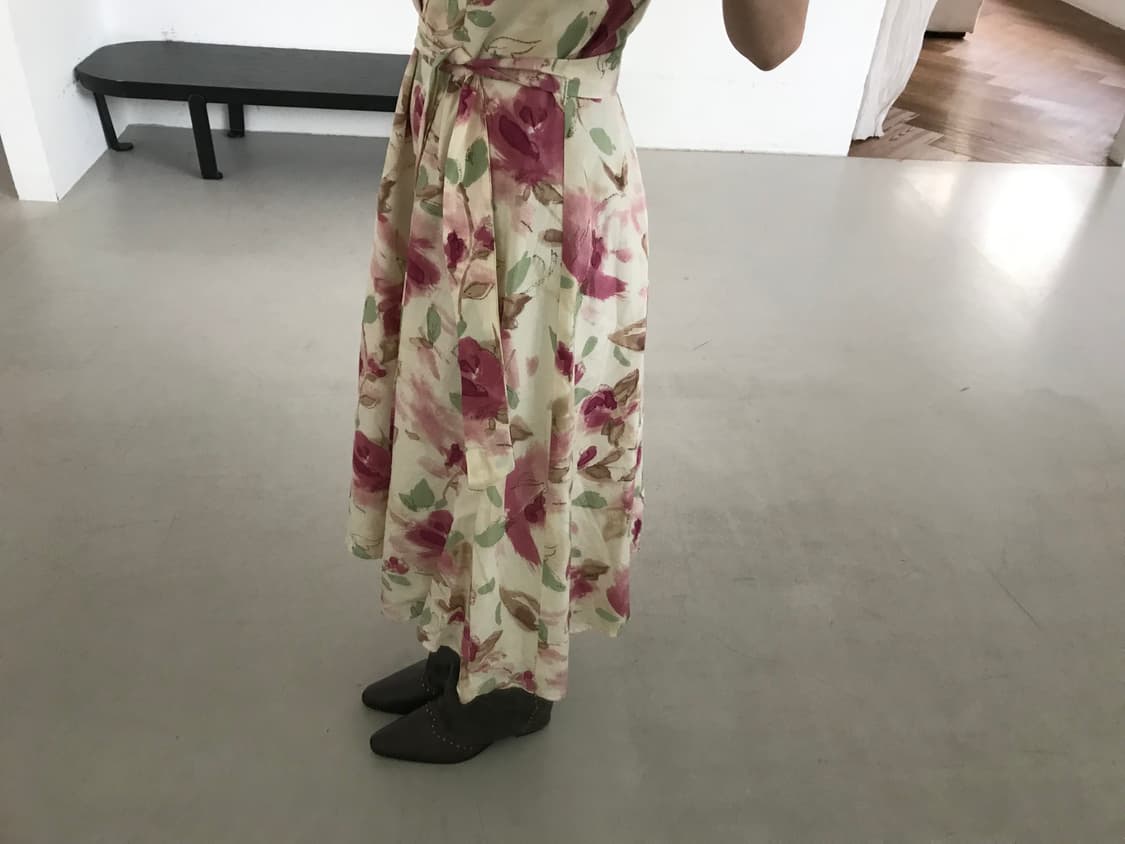 vintage flower pattern one-piece 상품이미지4
