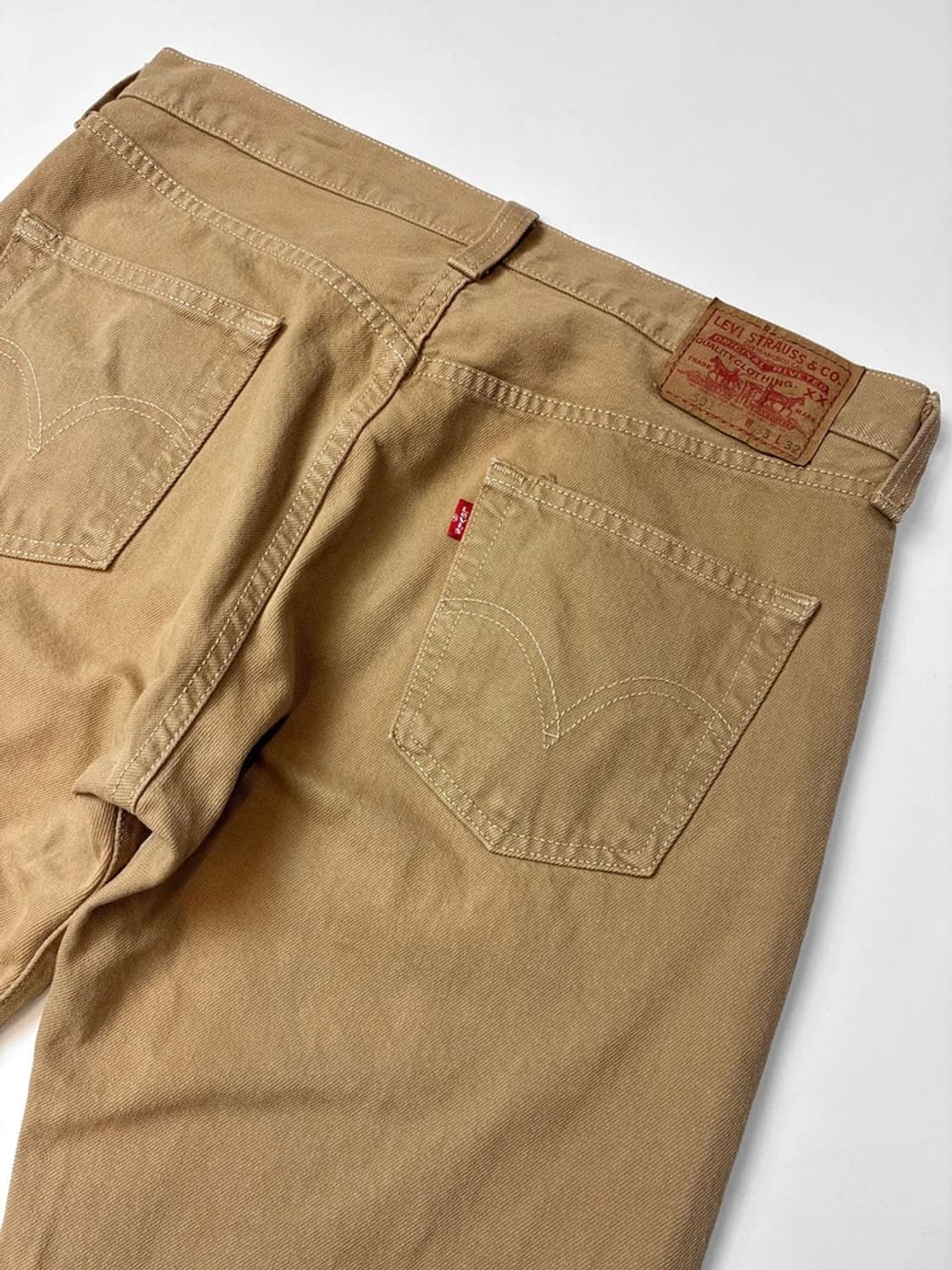 리바이스 501 샌드진 베이지 데님 팬츠 PN5361 상품이미지6