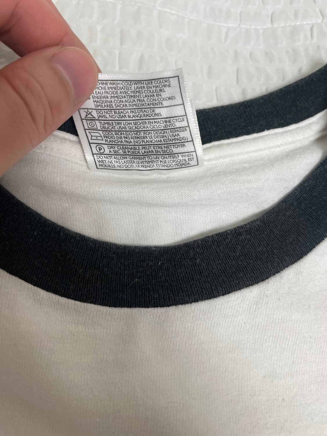 90s 나이키 링거티 L USA nike 스우시 로고 ringer tee 상품이미지5