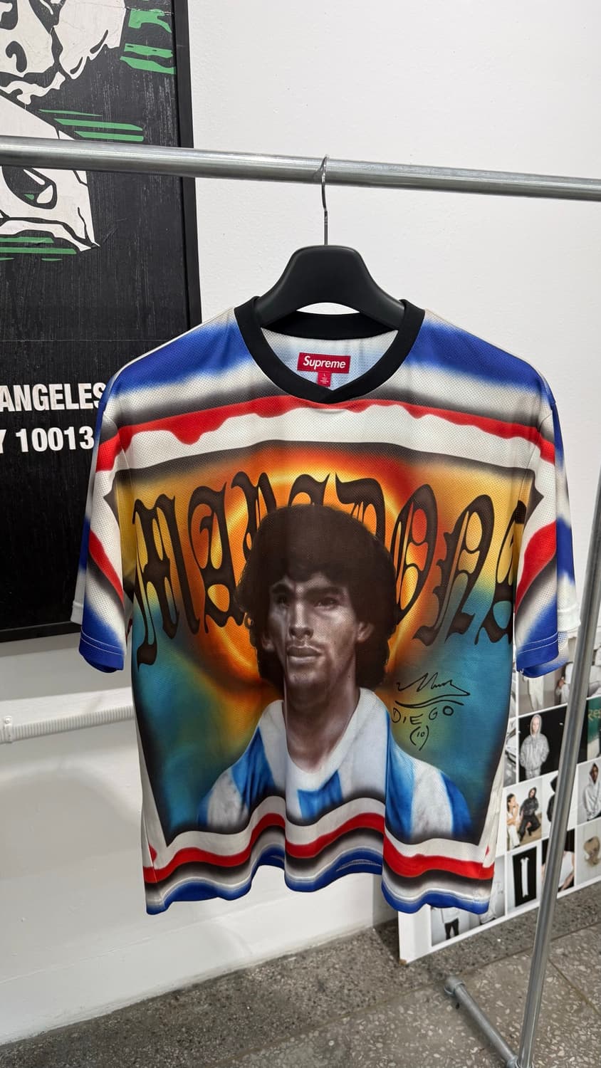 [L] supreme maradona jersey 상품이미지1