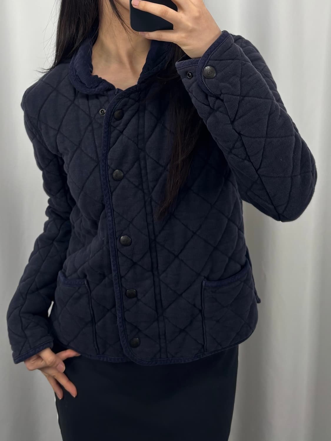 폴로 진스 네이비 코튼 퀼팅 자켓 상품이미지3
