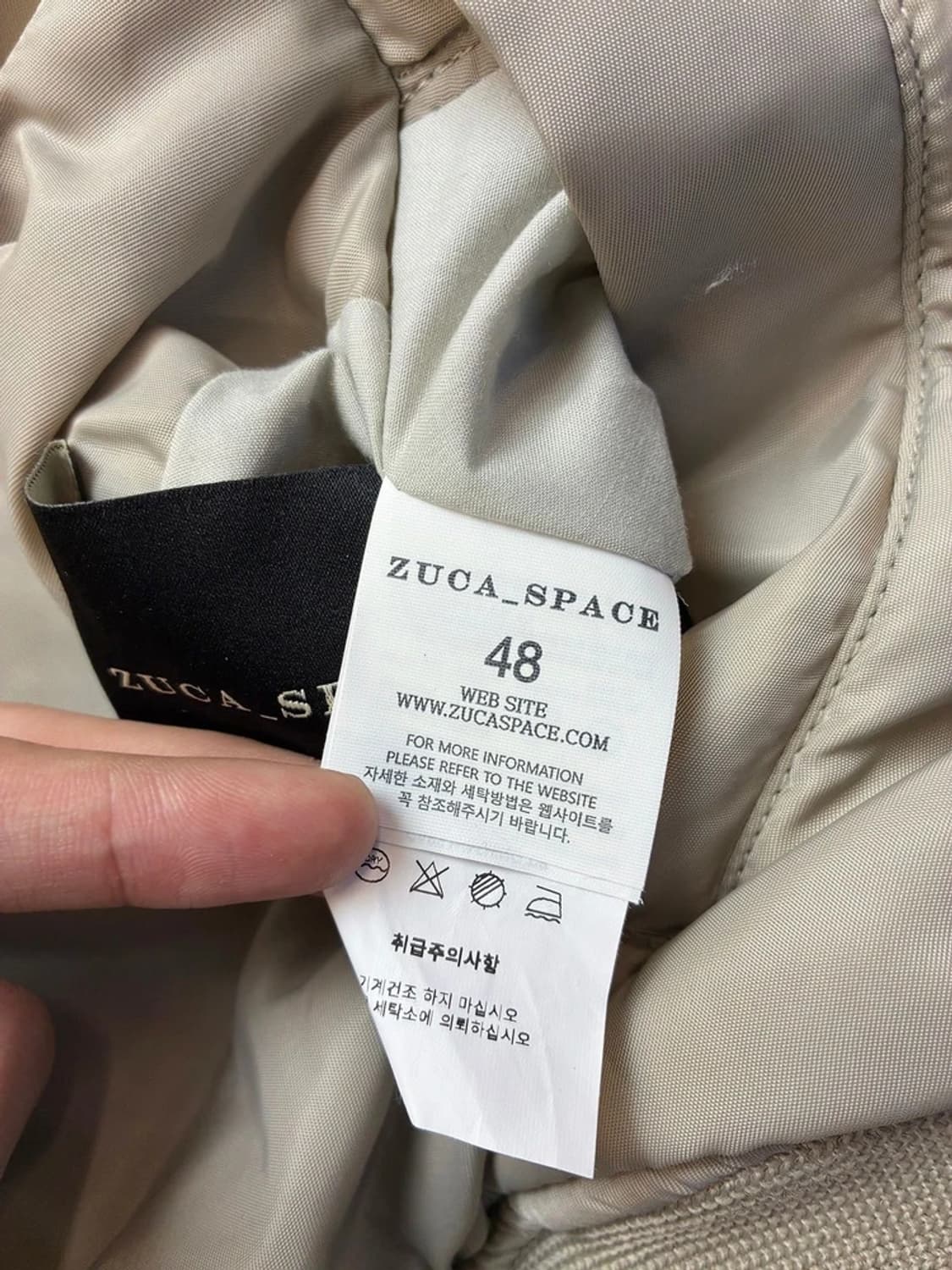 주카스페이스 22ss 리버시블 MA-1 블루종 자켓 PN5525 상품이미지9