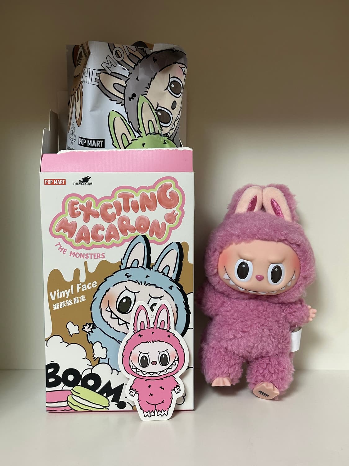 새상품) 팝마트 라부부 테이스티 마카롱 페이스 리치베리 상품이미지2