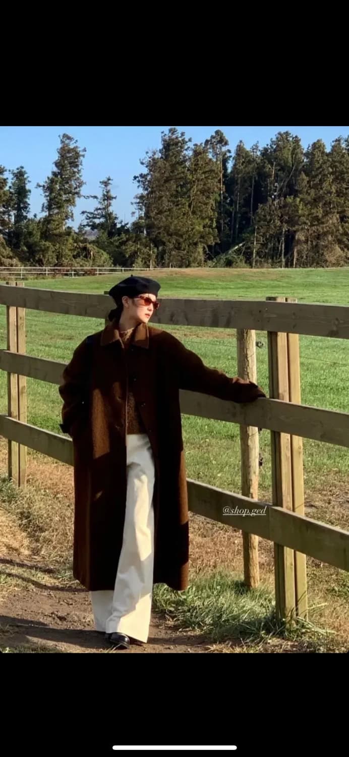 ged 게드 베어 롱코트 FREE 상품이미지2