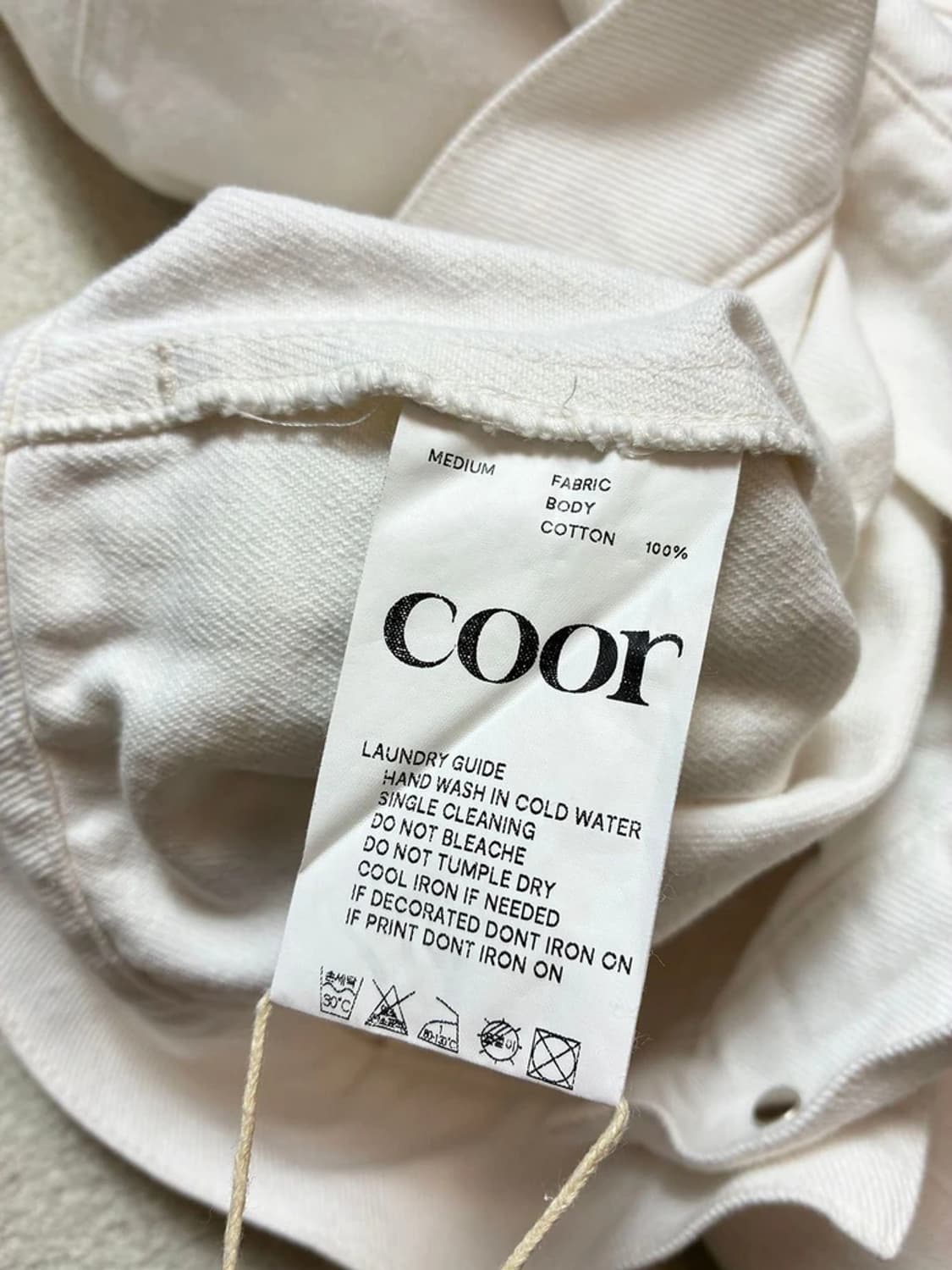 쿠어 Coor 22ss 더블 포켓 트러커 자켓 PN7619 상품이미지8