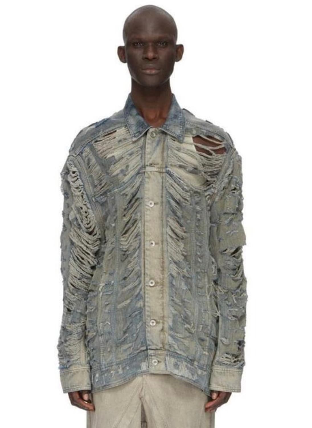 릭오웬스 23FW 점보 워커 데님 자켓 미네랄 상품이미지1