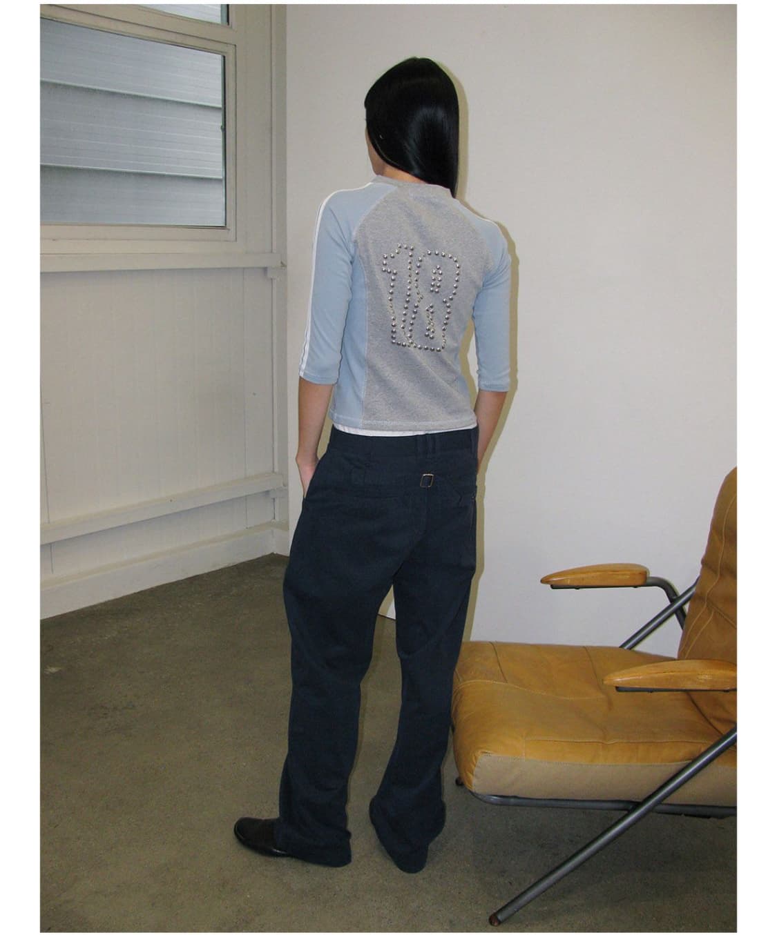 파르티멘토 우먼 스터드 슬리브리스 7부 상품이미지2