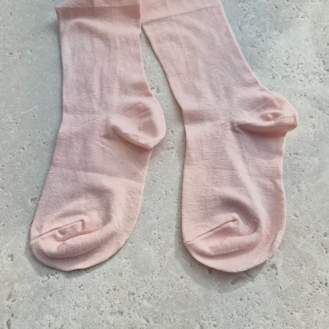 따뜻한 파스텔 핑크 면 타이즈 팬티스타킹 상품이미지2