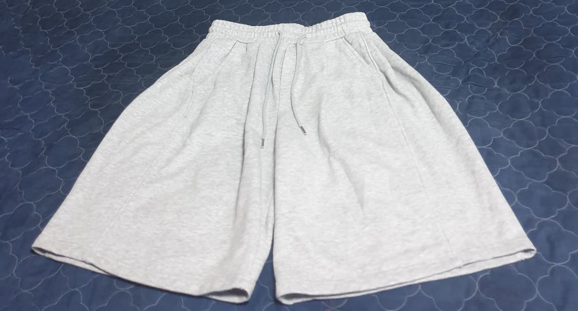 트릴리온 투턱 버뮤다 스웨트 팬츠 그레이 (34) 상품이미지1