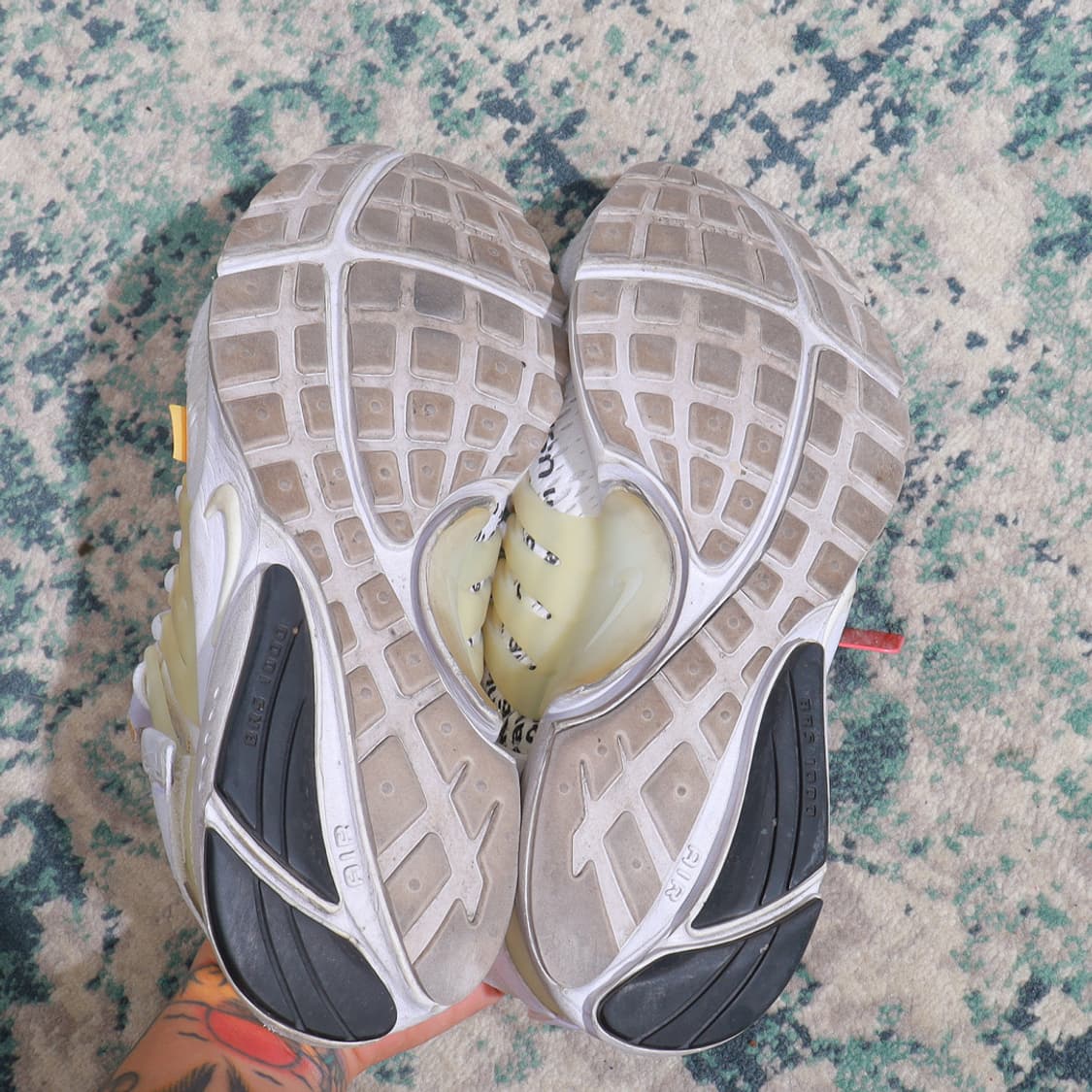 NIKE 나이키 오프화이트 에어 포스 1 로우 더 텐 260 나코탭 상품이미지5