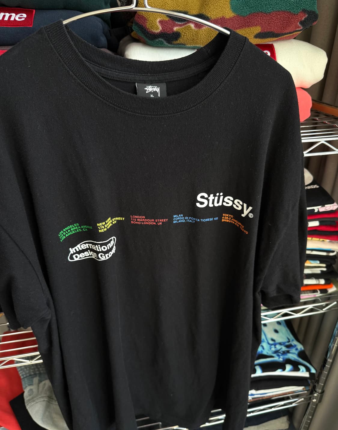 스투시 시티 배너 반팔 티셔츠 상품이미지2