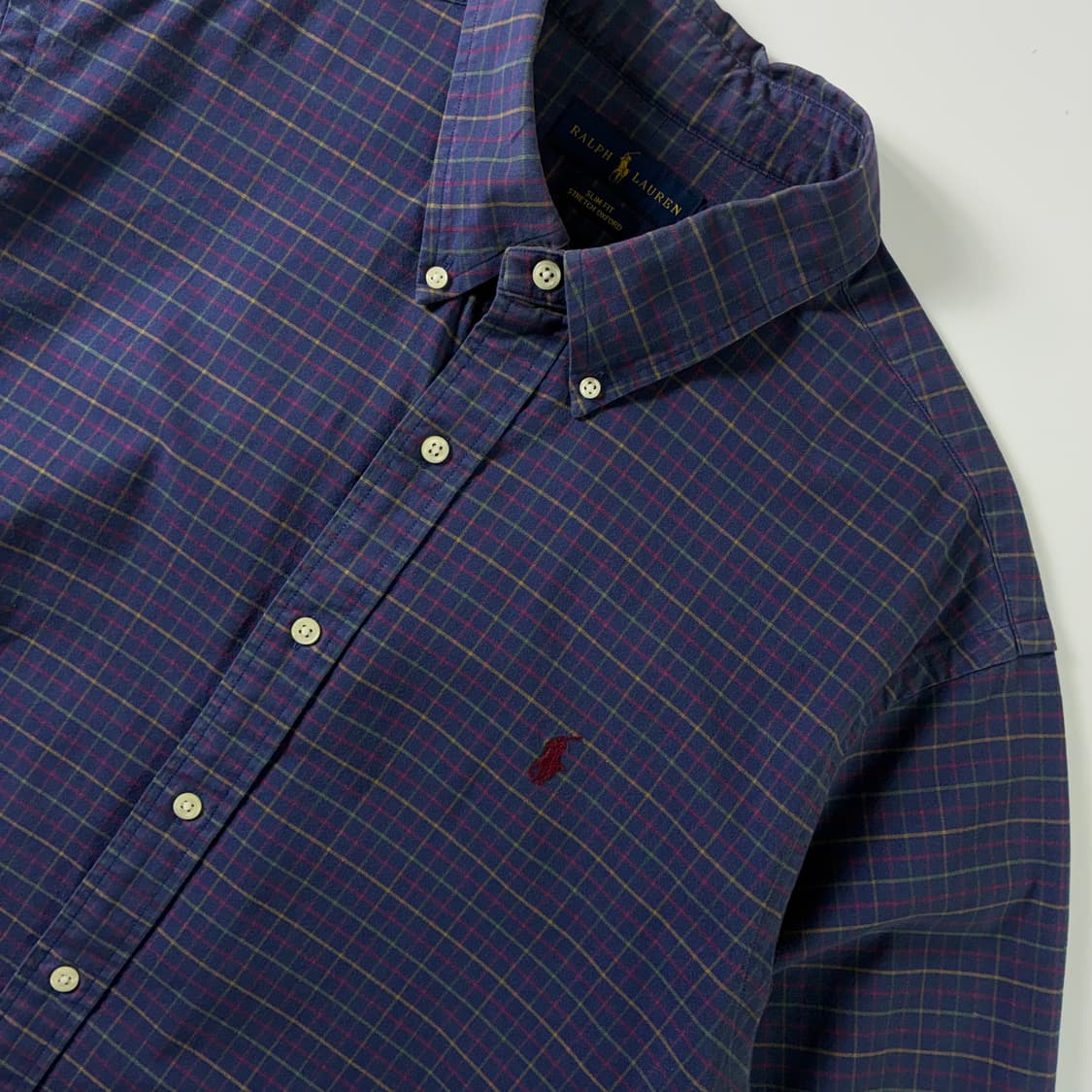 Polo 폴로 랄프로렌 네이비 체크 셔츠 상품이미지3