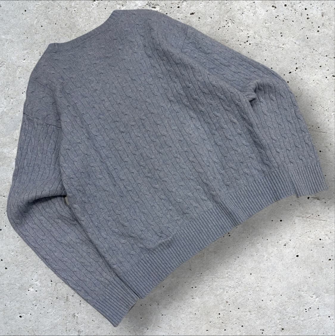 [95] 라코스테 재팬 케이블 니트 스웨터 스카이블루 C227 상품이미지2