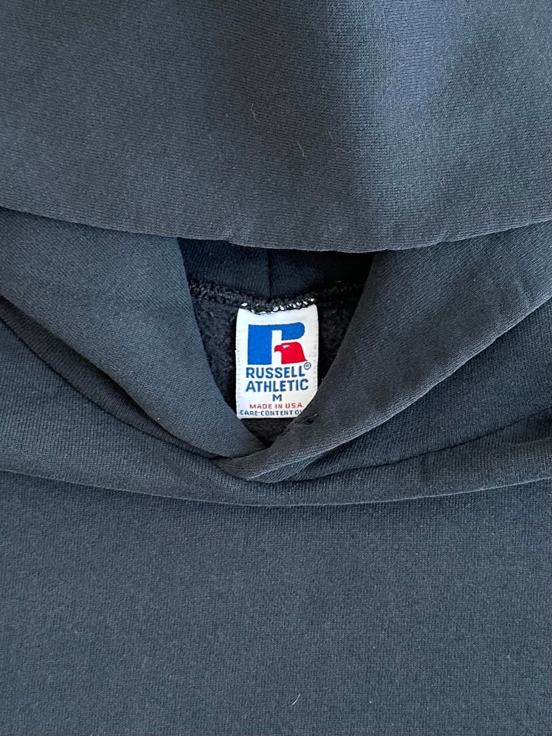 90s 빈티지 러셀 후드 블랙 M USA 상품이미지6