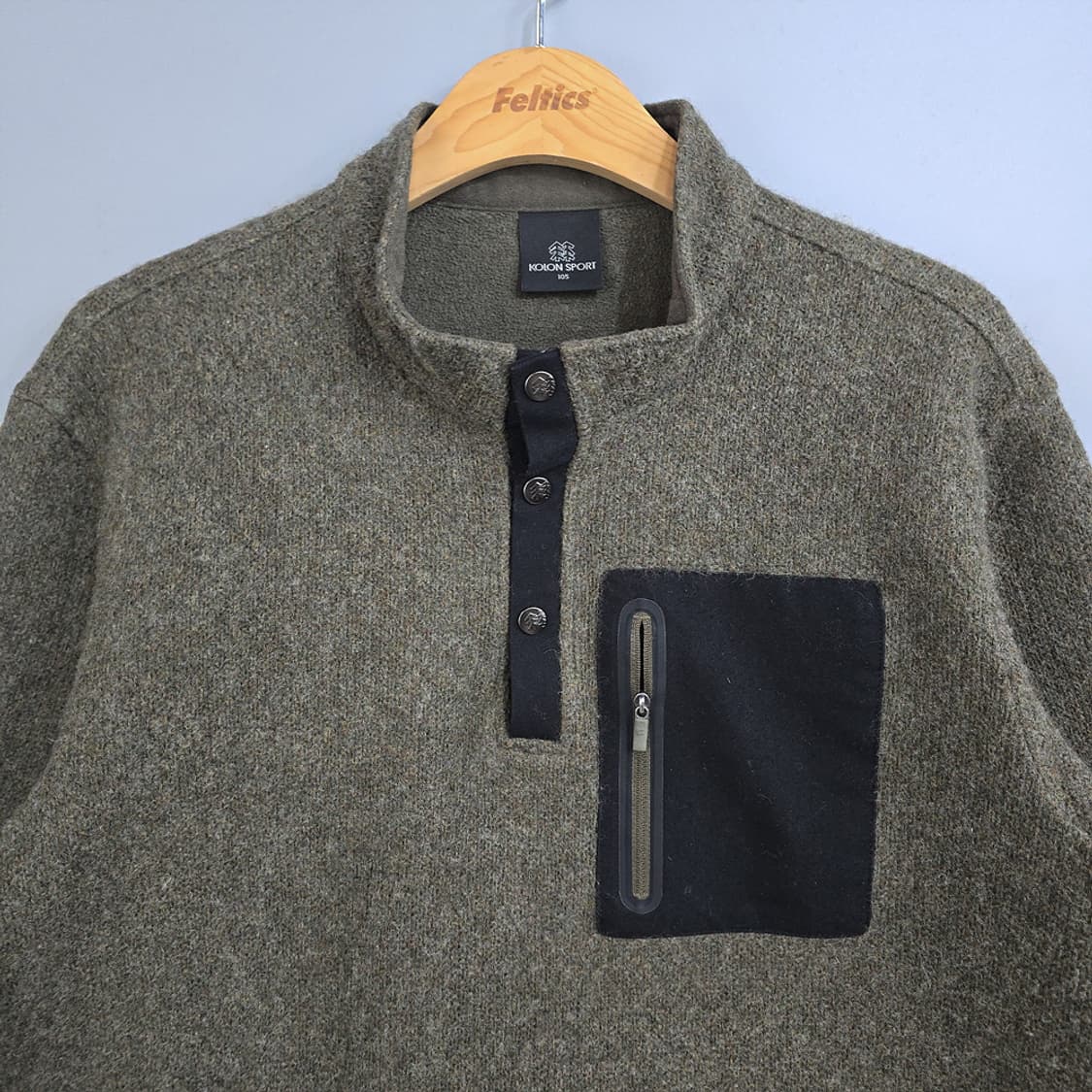 코오롱스포츠(KOLON ) 하프스냅 플리스 포켓 105 상품이미지2