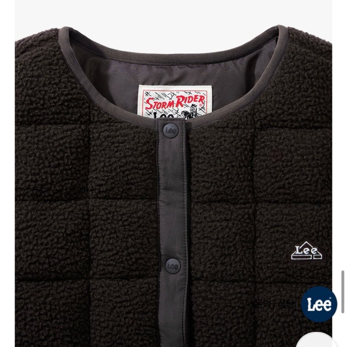 Lee 리 양털 퀄팅 후리스 자켓 상품이미지4