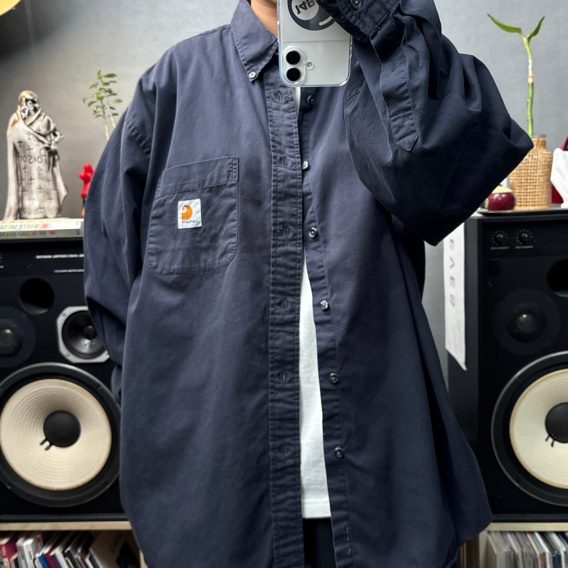 칼하트 네이비셔츠 상품이미지1