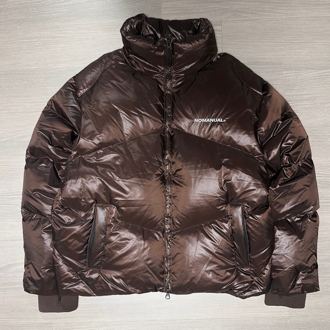 노매뉴얼 스카디 덕 다운 패딩 - 반다이크 브라운 S 상품이미지1