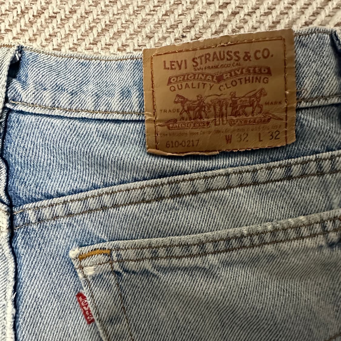 LEVI'S 610 90's usa made vintage denim 상품이미지3
