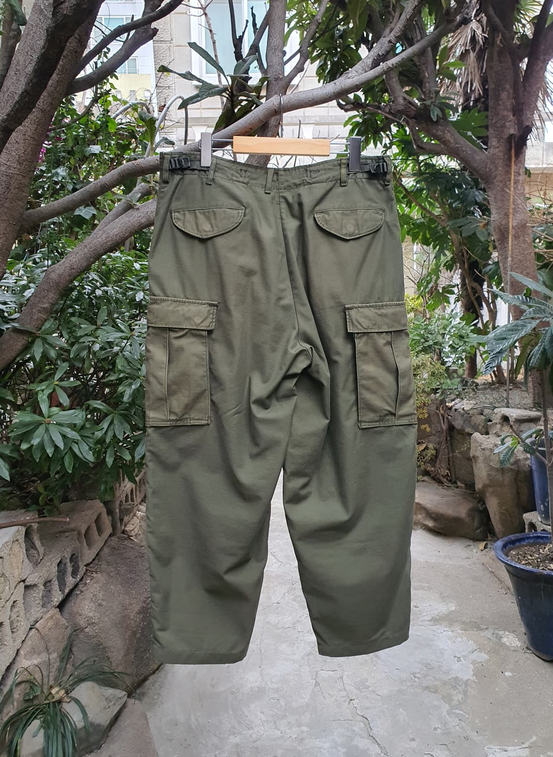 m65팬츠 빈티지 커스텀[ 업그레이드버전/ 에시드머드/하드워싱/썬페이딩] 상품이미지7