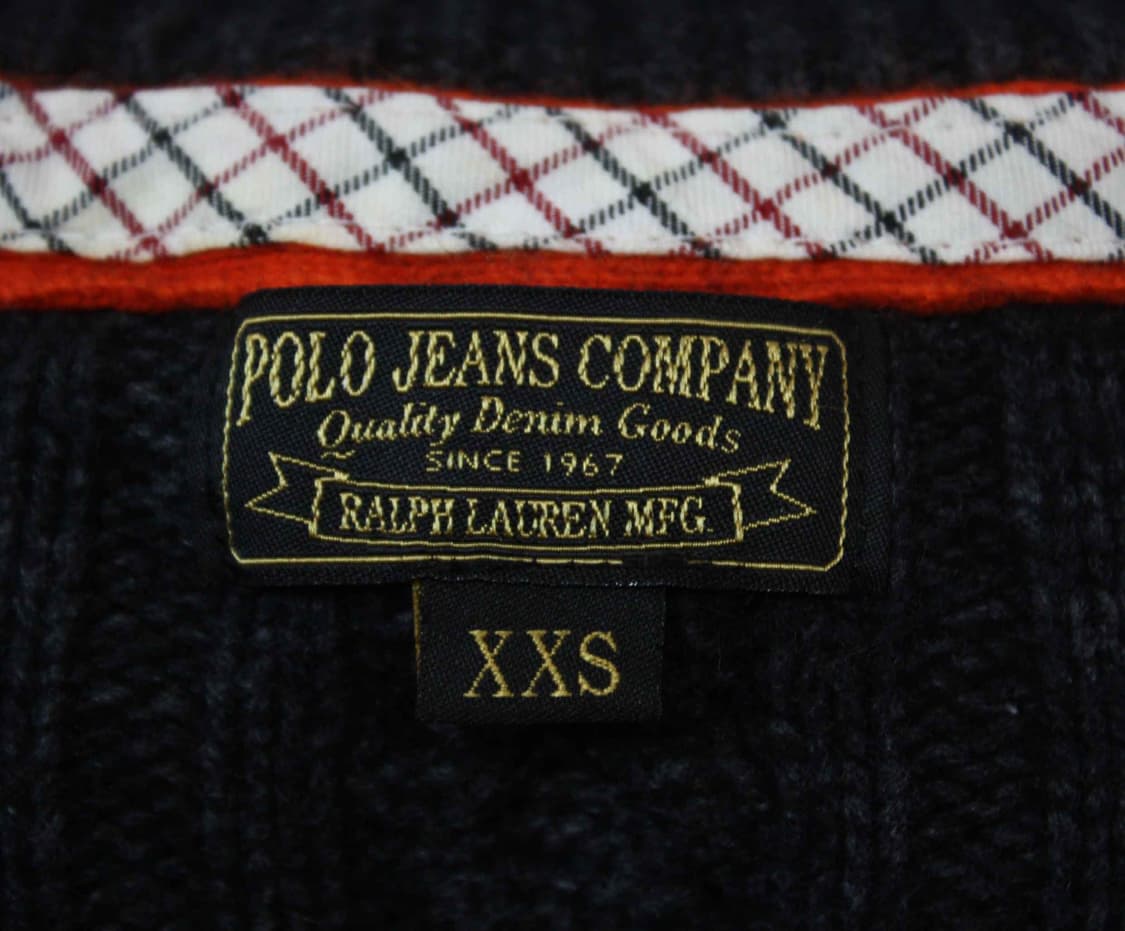 N-10563/폴로 정품 여성용 떡볶이 가디건 XXS 상품이미지3