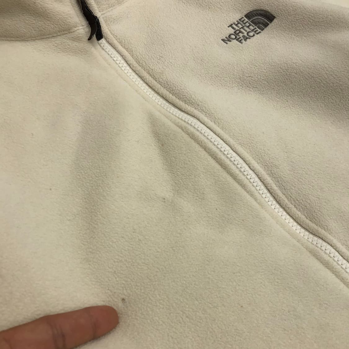 노스페이스 아이보리 플리스 후리스 자켓 상품이미지3