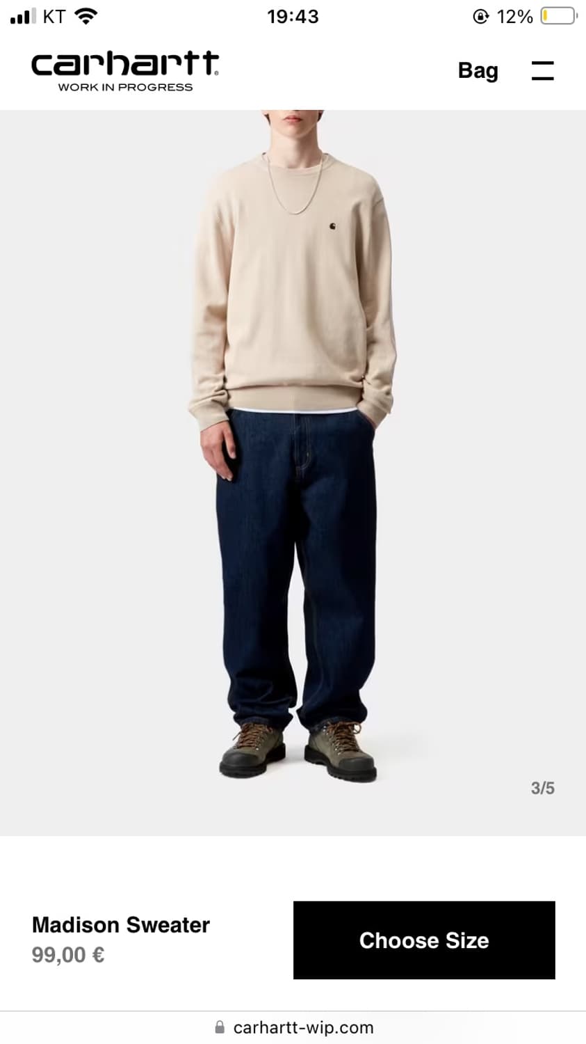 Carhartt Wip Madison Sweater L 상품이미지5