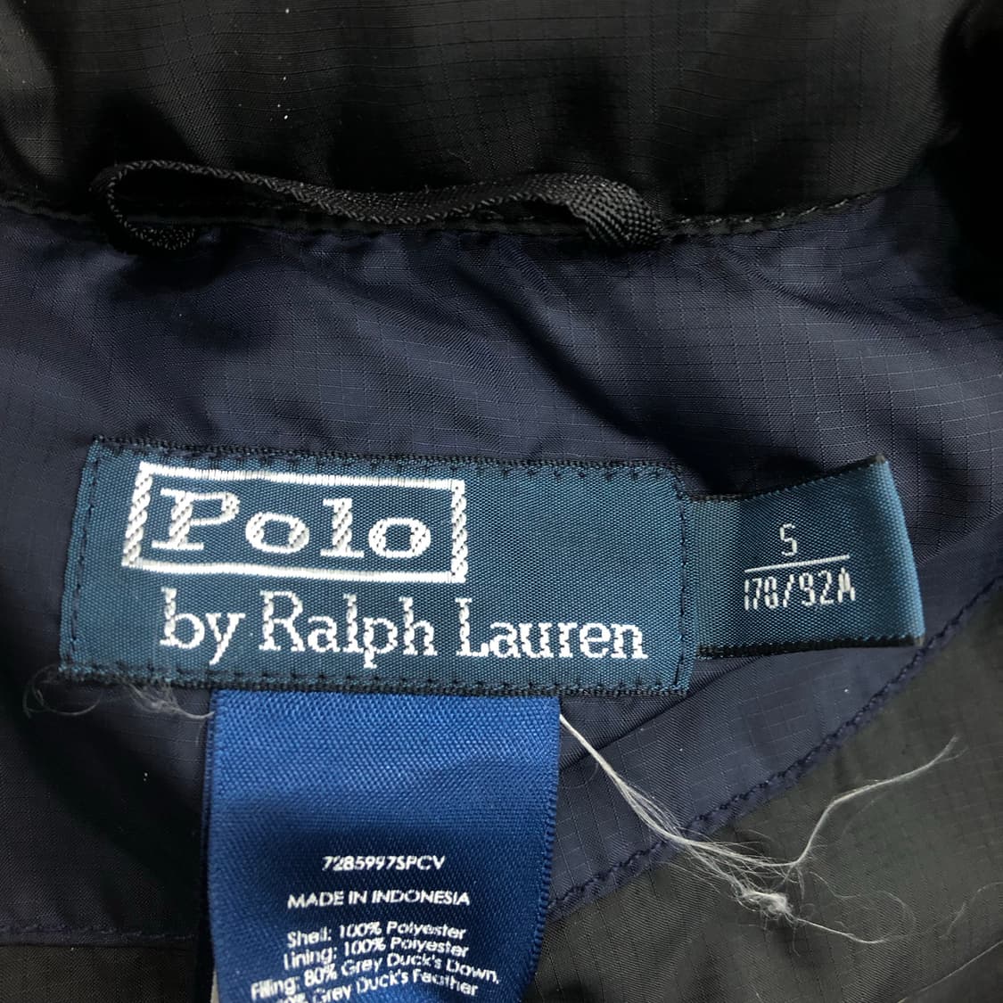 폴로 랄프로렌 덕다운 네이비 패딩 조끼 상품이미지4