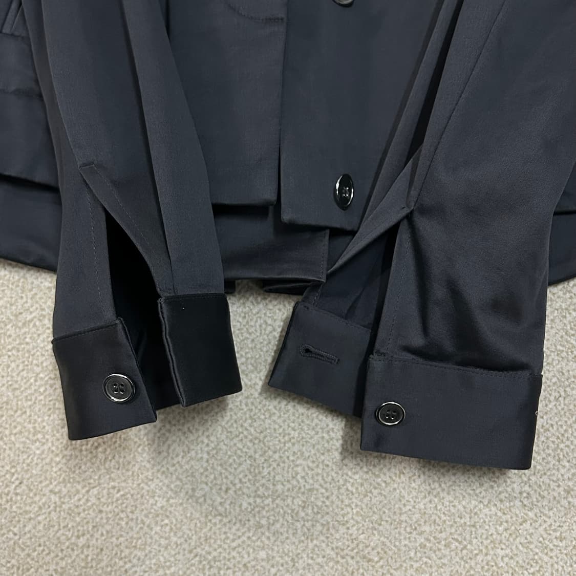 (42) MM6 메종 마르지엘라 헨리넥 크롭 블레이저  상품이미지5